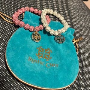 Two Rustic Cuff bracelets